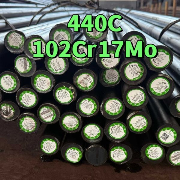 Hot Rolled ASTM 440c 80mm Stainless Steel Metal Round Rod High Carbon AISI440C Black Bar
