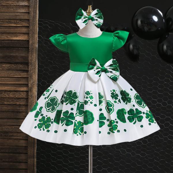 Princesa grande Dress do aniversário dos bebês do vestido da curva da cópia da criança da roupa do vestido das crianças