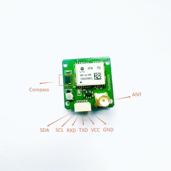 WT-62-RK RTK GNSS モジュールは,UAVナビゲーションのためのQMC5883Pコンパス