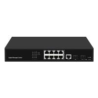 8 ports Gigabit Gestion du commutateur réseau basé sur Realtek AC Input SFP Fiber Uplink
