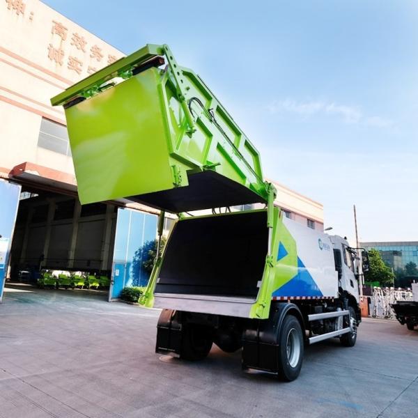 High Efficiency 18000KG Compressed Garbage Truck With EQ1180GL6DJ Chassis