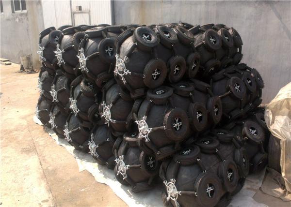 Material de borracha dos pára-choques submarinos altos da tensão do gás para o embarcadouro do navio