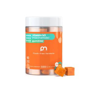 Health Glow Niacinamide 500mg Gummies | Flush-Free Vitamin B3 | 30 Servings