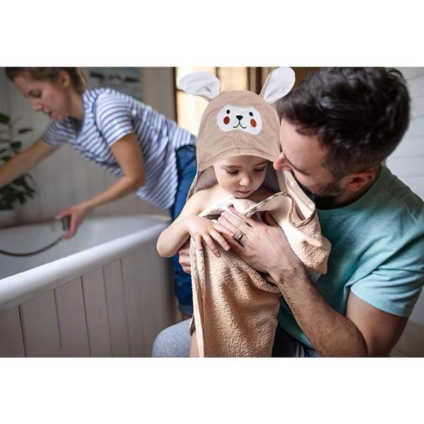 Мультфильм Животное Дети Мягкое микроволокно Коралловое шерсть Купальное полотенце для мальчиков и девочек