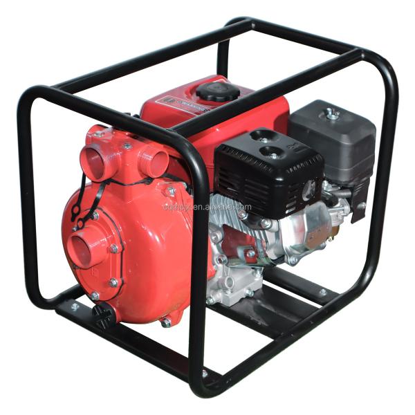 Max Head 80m High Pressure 2 Inch Single Cylinder 4 Stroke Air Cooled Petrol Fire Pump