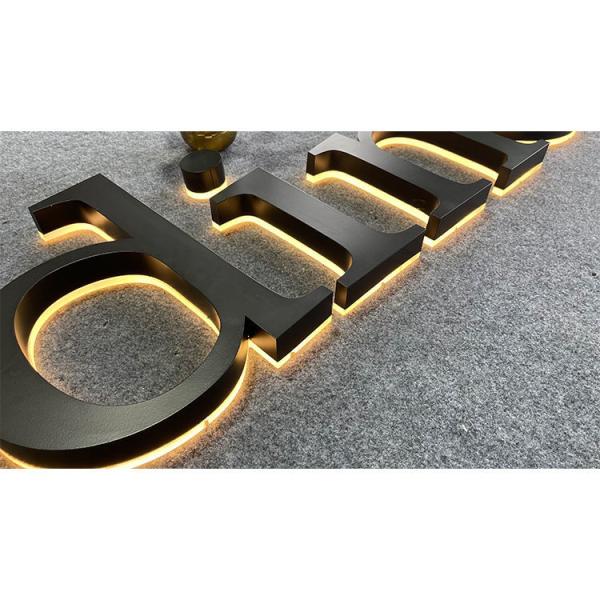 Factory Customization Backlit Letters Numbers And Letters Led Outdoor Sign 3d Led Sign