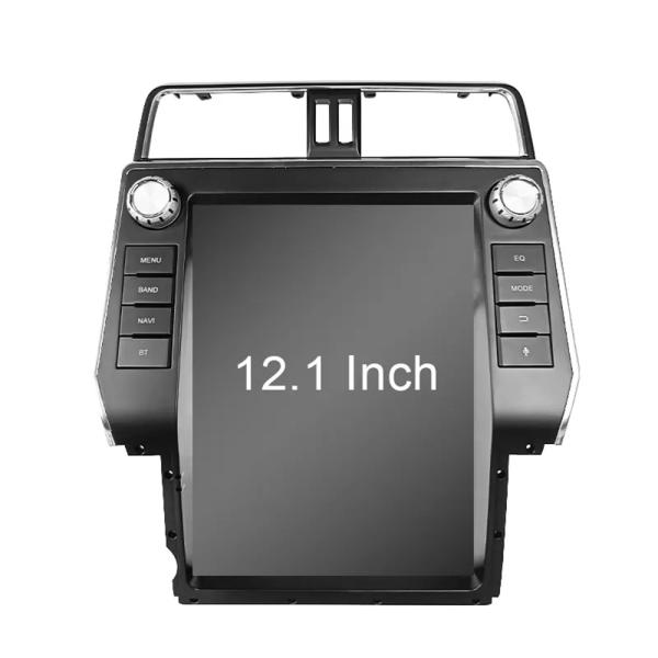Сенсорный экран Автомобильный DVD GPS навигация Android 13 8+128GB Для Toyota Prado 2018
