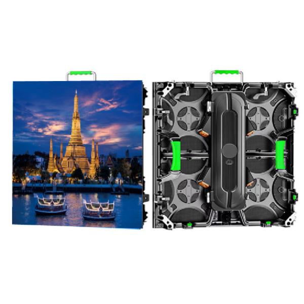 Giant Series Rental LED Sign 3840Hz Refresh Removable Power Box for Stunning Visuals in 500x500mm/500x1000mm Cabinet Size