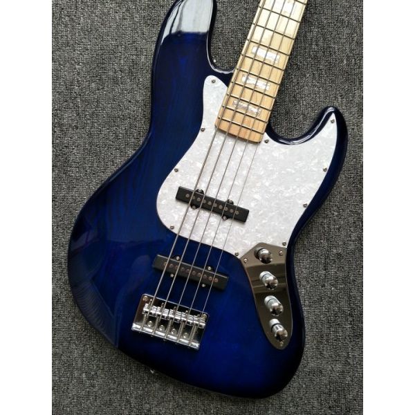2017 New Arrival High Quality bass guitar,5 strings bass guitar,ash and burlywood,Wholesale,Real photos,free shipping