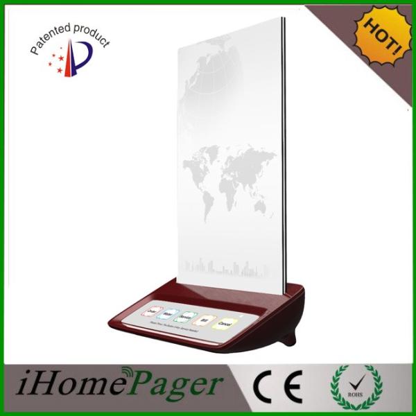 Беспроводная аудио система вызова гостей официант столик стенд меню кнопка вызова