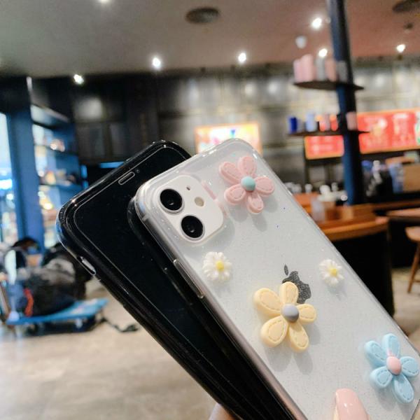 Anti Dirt Daisy Phone Cases 3D Toy DIY Design For Girls Women