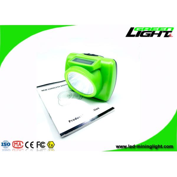 Portable 13000 Lux Cree Led Miner Headlamp with OLED Display SOS 232lum