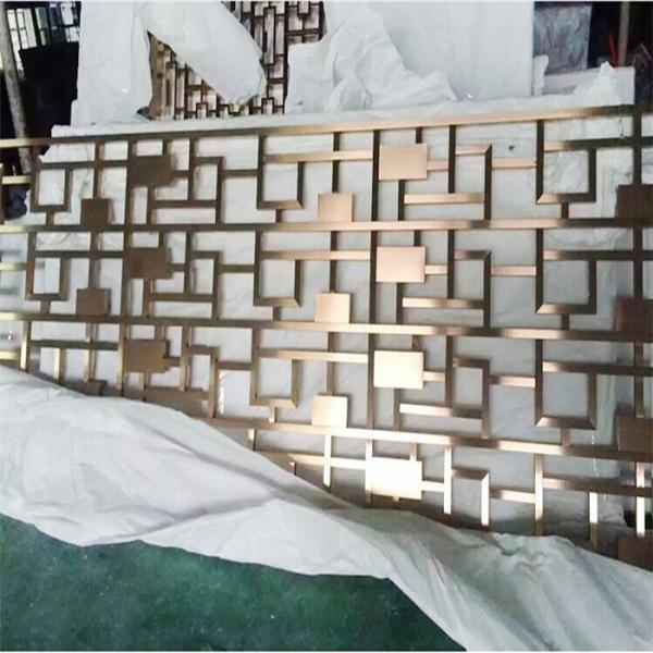 Interior decorative laser cutting stainless steel screen partition