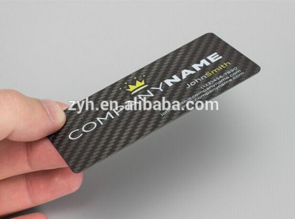China supplier customed Fashion Carbon Fiber business Card