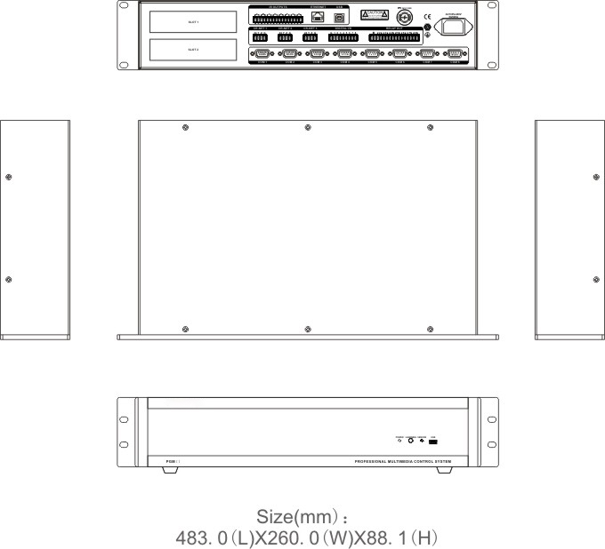 Вспышка Programmable системы управления 8M SDRAM 2M шасси металла