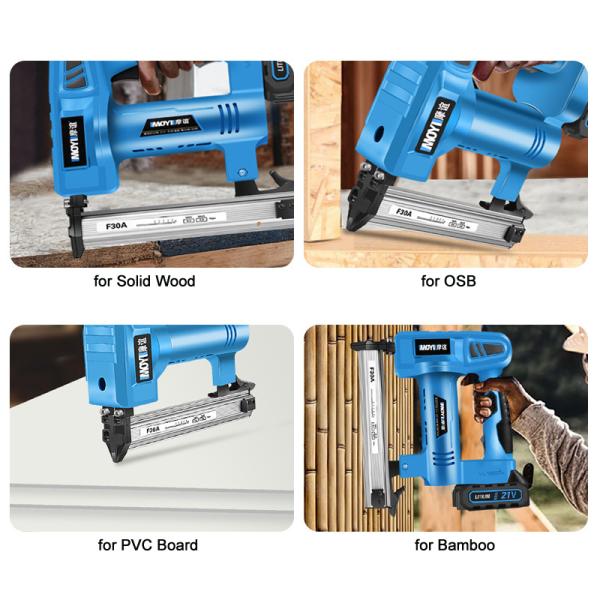 18GA Brad Nailer F30A Cordless Battery Nailer for Industrial Grade Upholstery Framing