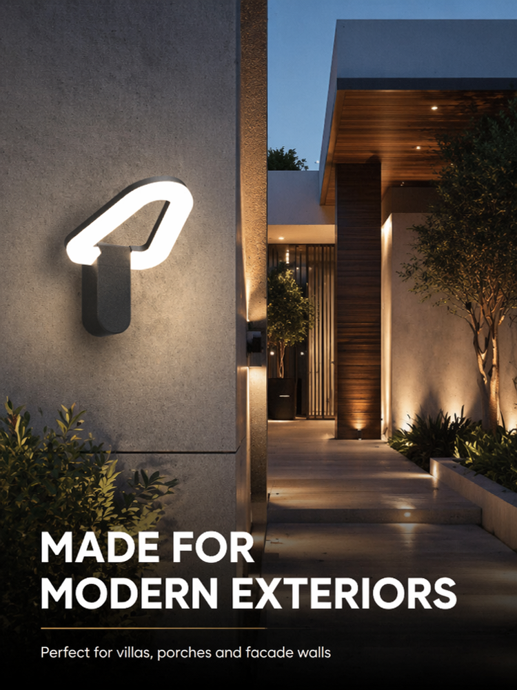 Front Door LED Outdoor Wall Lights With Dusk To Dawn Sensor For House And Porch