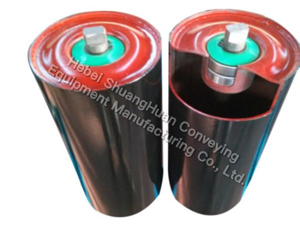 Mining Belt Q235 Carbon Conveyor Steel Roller Weld On Bearing