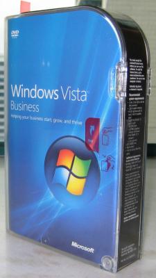 caixa do retalho do negócio de Windows Vista