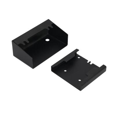 Peças metálicas de chapa estampada de titânio Processos Base de montagem de filtro hidráulico Bracket de alumínio