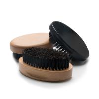 Rótulo Privado Combes e escova de barba masculina 100% de javali