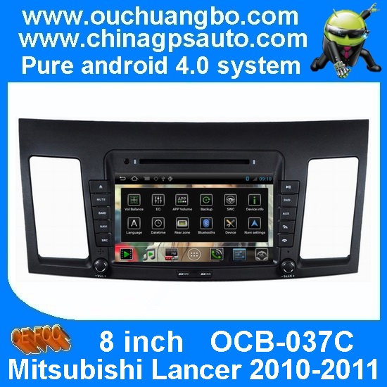 Ouchuangbo Car Radio Android 4.0 GPS Sat Navi for Mitsubishi Lancer 2010-2011 S150 System DVD Stereo USB SWC OCB-037C