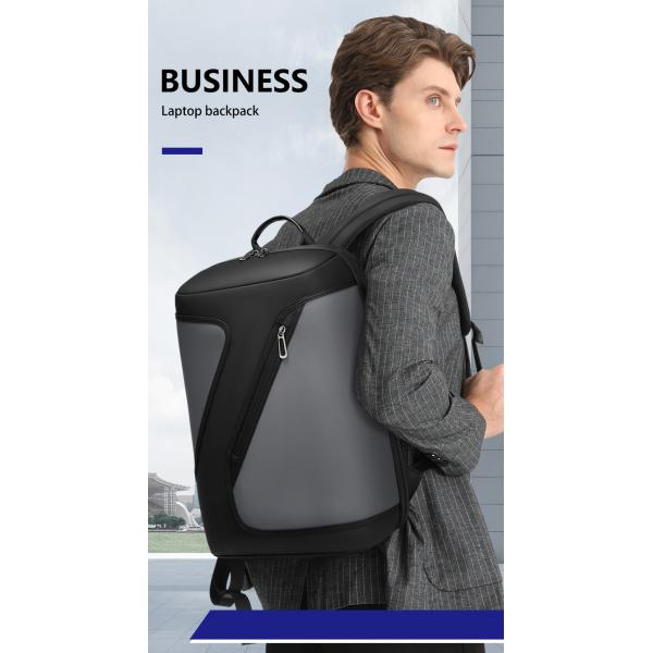 Полиэстер черный противоугонный водонепроницаемый рюкзак для ноутбука 20 литров