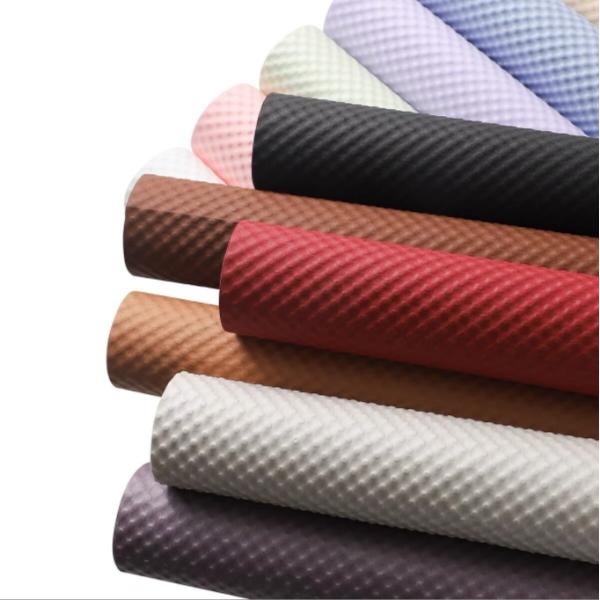 3D Artistic Embossed Waterproof Flower Art Kraft Paper Decorative Gift Packaging Florist Wrapping Paper for Bouquet Packing in Many Colors