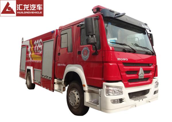 8T Fire Fighting Vehicle Euro IV High Visibility Customized Design Acceptable