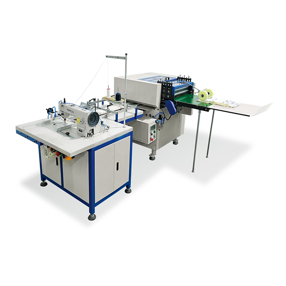 Center Saddle Thread Sewing Machine outward folding automatic optical fiber sensor control