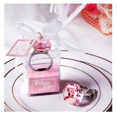 New creative promotion gift product wedding gift crystal ring keyring keychain