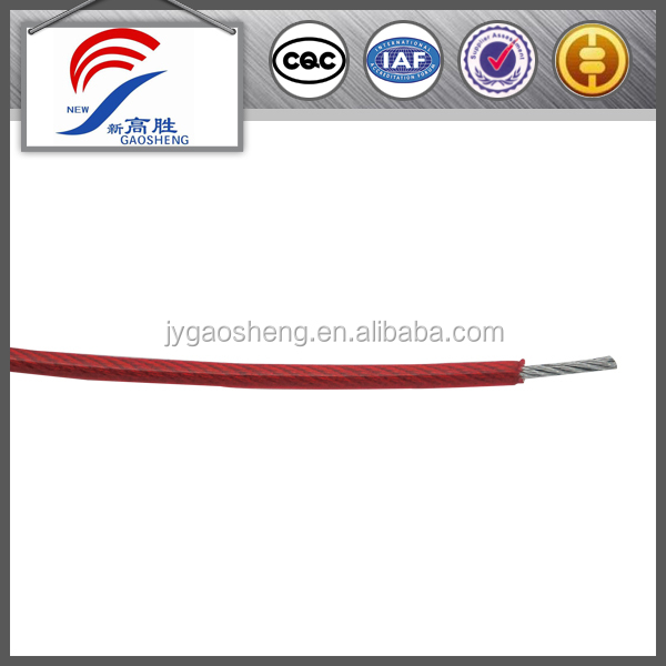 Plastic Covered PVC Coated Stainless Steel Wire Rope 1mm-10mm Diameter