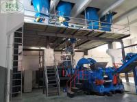 La ligne de mélange automatique de caoutchouc adopte une machine de mélange interne de caoutchouc et une machine auxiliaire de batch