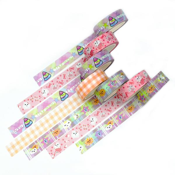 Лента Washi украшения Printable одиночная, который встали на сторону маскируя