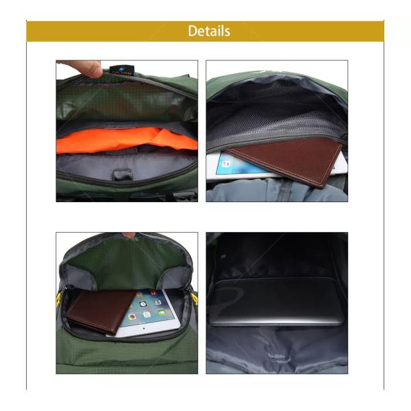 Trekking водоустойчивый располагаясь лагерем материал полиэстера сумки Unisex