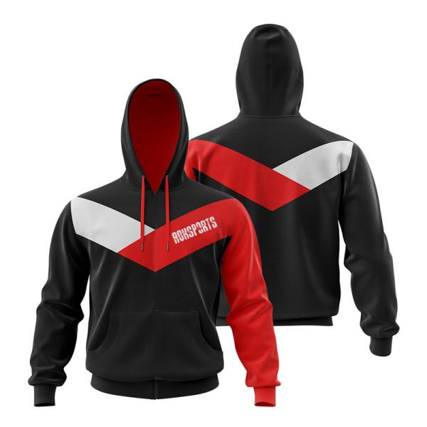 Unisex Sublimation Print Unlined Pullover Hoodies For Sports Team