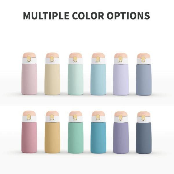 Sport Double Walled Stainless Steel Vacuum Insulated Kids Water Bottles 16oz