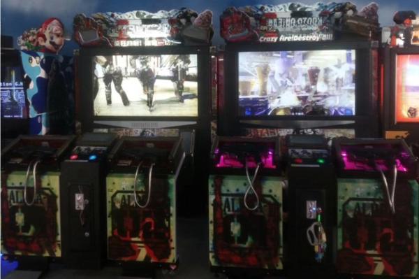 Indoor Razing Storm Arcade Machine Coin Operated Interesting Arcade Shooting Machine