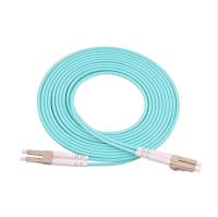 cordón de remiendo a dos caras de la fibra óptica de la chaqueta el 1m del lszh del puente del conector om4 50/125 con varios modos de funcionamiento del lc lc