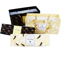 Impressão de laminação brilhante para encomenda personalizada Biscoitos de bolo de lua Caixa de presente de tarte de macarrão