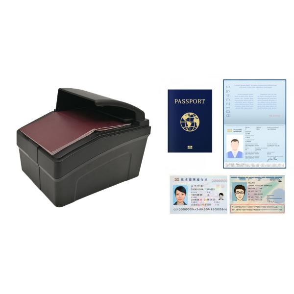 MEPR100 Full Page Passport Scanner Document Reader ID Card Reader Identification by OCR/MRZ With White Light Infra-red and UV