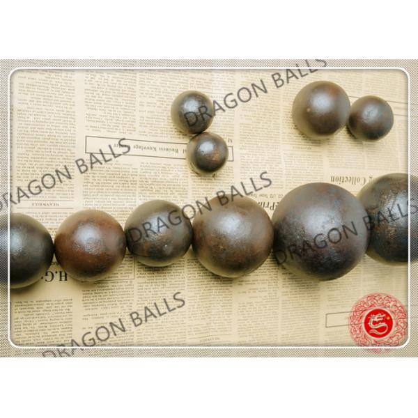 High Hardness Forged Grinding Balls , Solid Grinding Balls For Mining
