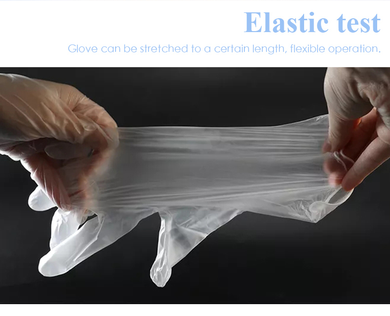 Medical Grade Powder Free Vinyl Exam Gloves Puncture Resistant 5 Mil Vinyl Gloves Durable