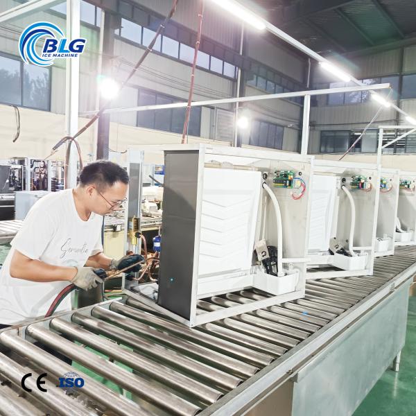 BLG Best Stainless Steel Air-cooled 1ton 380V Automatic Commercial Bar Flake Ice Machine for Marine Fishing Boat Use