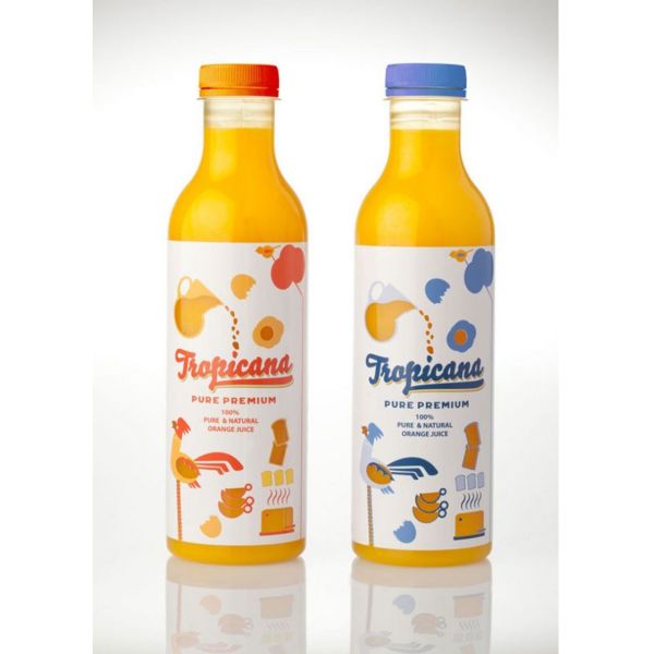 Personalized Waterproof Transparent Bottle Sticker Labels for Beverage Juice Bottle