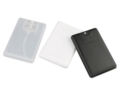 Bouteille de parfum durable en plastique de poche de bouteille de parfum de carte de crédit de pp