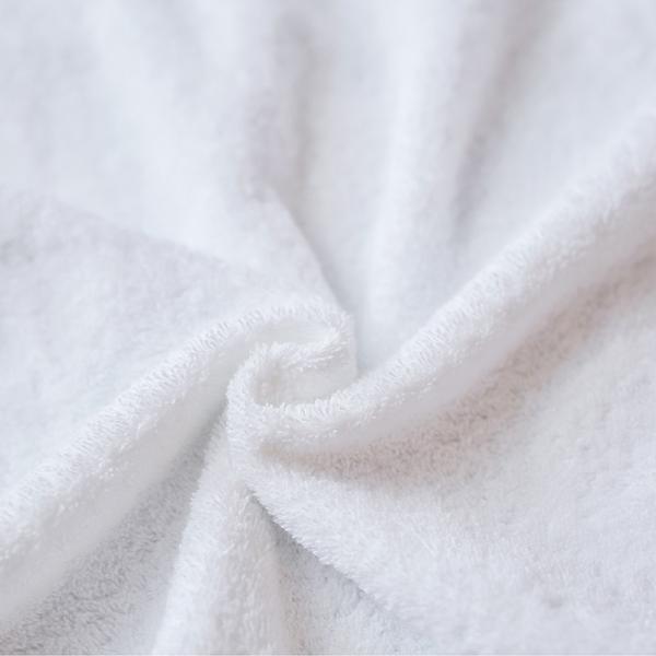 Spa Gym Soft Luxury Bath Towels , White Cotton Bath Towels For Hotel Adults