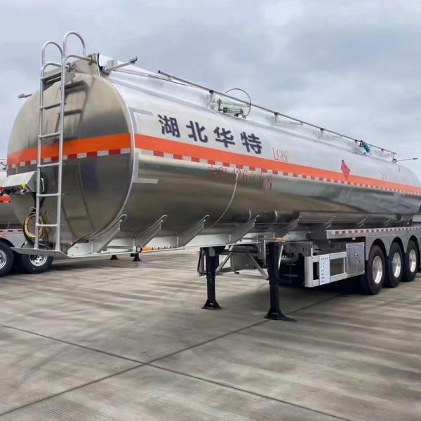 42000 Liters Diesel Gasoline Transport Tank Semi Trailer With 2 3 4 Axles Max Payload 25001 - 30000Kg
