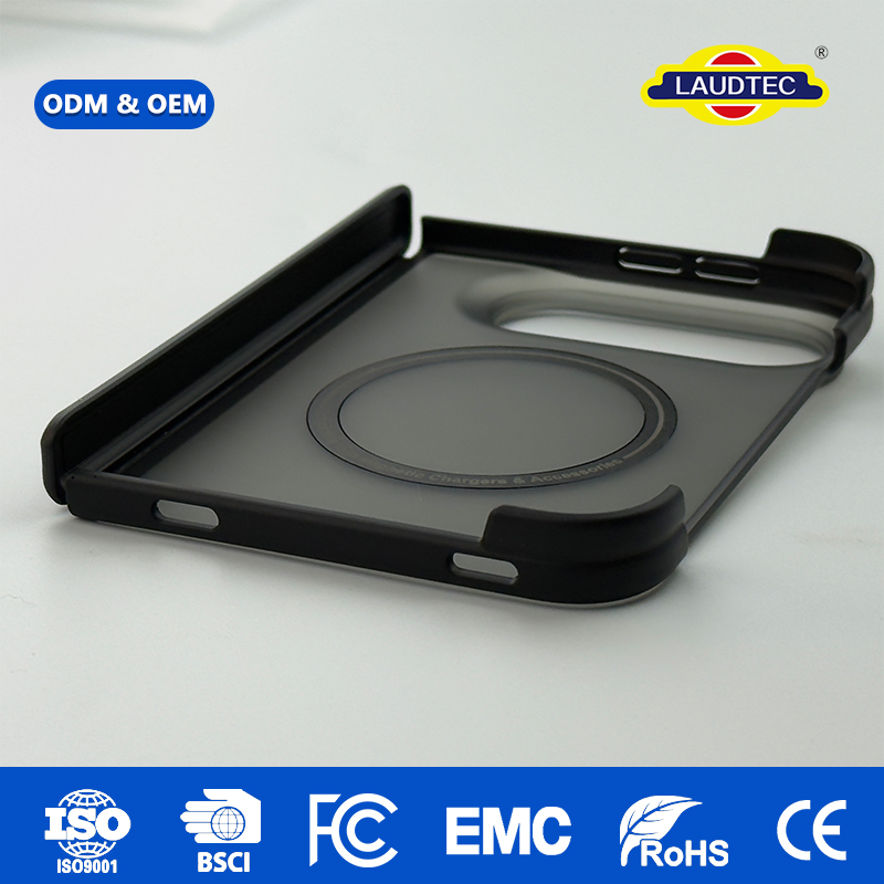 OEM Premium Matte Magnetic Phone Case for iPhone 18 Fold, Screen & Camera Raised Bezel, Anti-Drop Protection