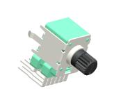 Resistencia ajustable rotativa de bajo precio Resistencia de aislamiento del eje de 6 mm 500VAC 100MΩ Metal plástico